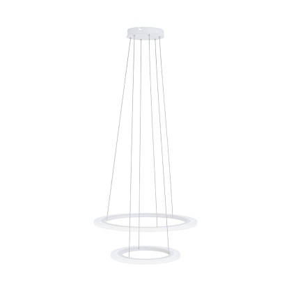 Suspension LED Penaforte blanche Ø 59 cm dimmable 33 W et 19,5 W EGLO