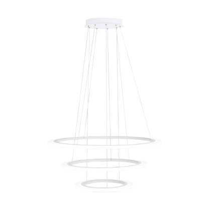 Suspension LED Penaforte blanche Ø 79 cm dimmable 45 W, 33 W et 19,5 W EGLO