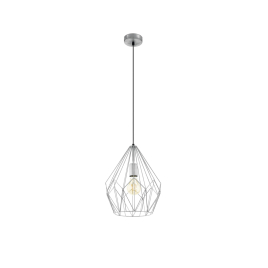 Suspension Carlton argent Ø 31 cm E27 60 W EGLO