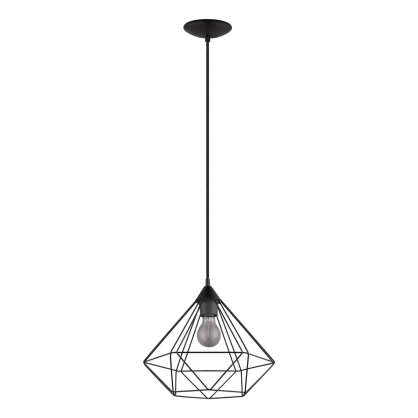 Suspension Tarbes noire Ø 32,5 cm E27 60 W EGLO