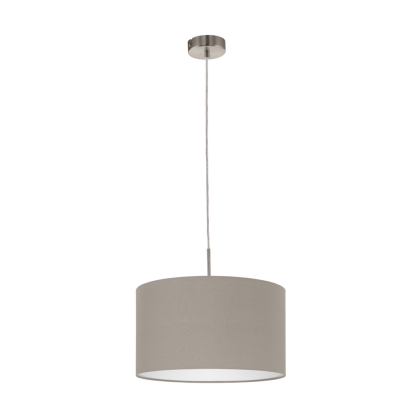 Suspension Pasteri taupe Ø 38 cm E27 60 W EGLO