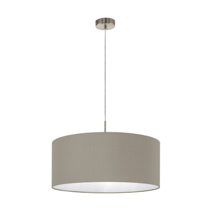 Suspension Pasteri taupe Ø 53 cm E27 60 W EGLO