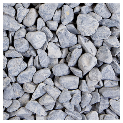 Palette 56 sacs Gravier Bluestone Pebbles bleu gris 20 40 mm 20 kg