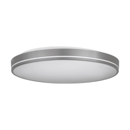 Plafonnier LED Orotava gris et blanc dimmable Ø 39,5 cm 2 × 11 W EGLO