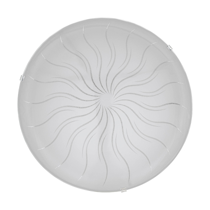 Plafonnier LED Margitta 1 blanc Ø 31,5 cm 3 × 3,6 W EGLO