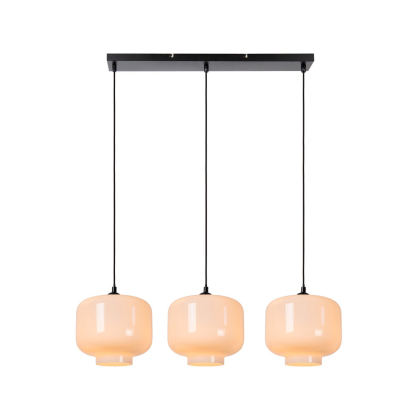 Suspension Medine noire E27 3 × 40 LUCIDE