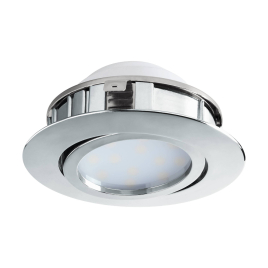 Spot encastrable LED Pineda chrome dimmable Ø 8,4 cm 5,5 W EGLO