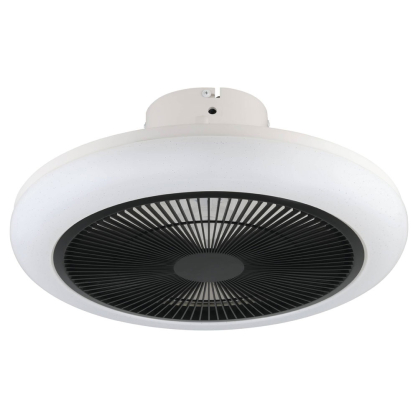 Plafonnier LED Kostrena blanc et noir Ø 45,5 cm 3 × 8,5 W EGLO