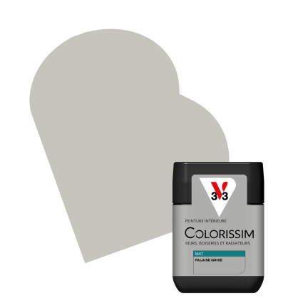 Testeur peinture pour murs Colorissim falaise grise mat 0,075 L V33