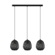 Suspension Dembleby 1 noire E27 3 × 40 W EGLO