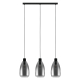 Suspension Chelvey noire E27 3 × 40 W EGLO