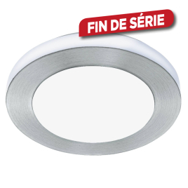 Plafonnier LED Capri blanc et aluminium brossé Ø 30 cm 3 × 3,6 W EGLO