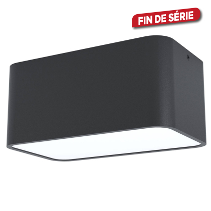 Plafonnier Grimasola noir E27 2 × 25 W EGLO