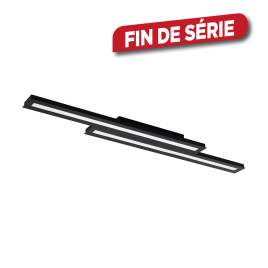 Plafonnier LED Saliteras-c noir dimmable 2 × 10 W EGLO