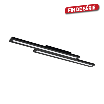 Plafonnier LED Saliteras-c noir dimmable 2 × 10 W EGLO