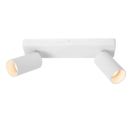 Spot LED Clubs blanc GU10 2 × 40 W LUCIDE