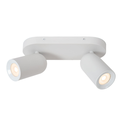 Spot LED Punch blanc GU10 2 × 35 W LUCIDE