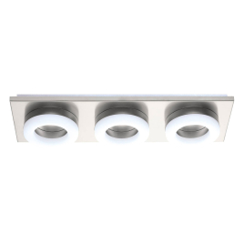 Plafonnier LED Palena nickel mat 3 × 3,8 W EGLO