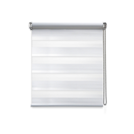 Store enrouleur jour/nuit Chic blanc 70 x 250 cm MADECO