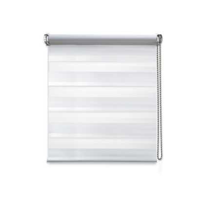 Store enrouleur jour/nuit Chic blanc 80 x 250 cm MADECO