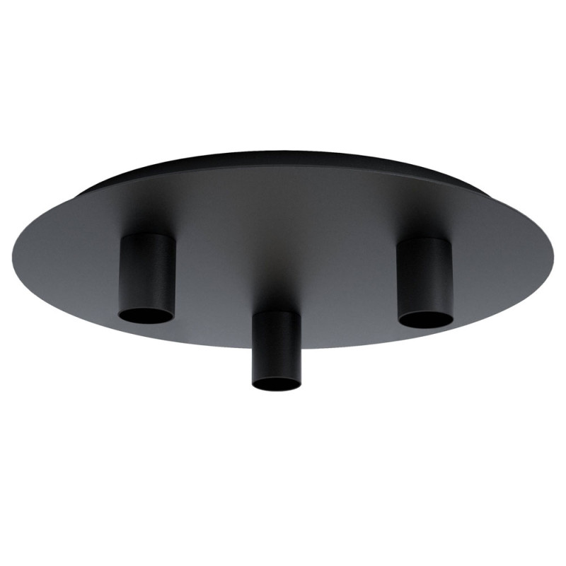 Plafonnier Passano 1 noir Ø 45 cm E27 3 × 60 W EGLO