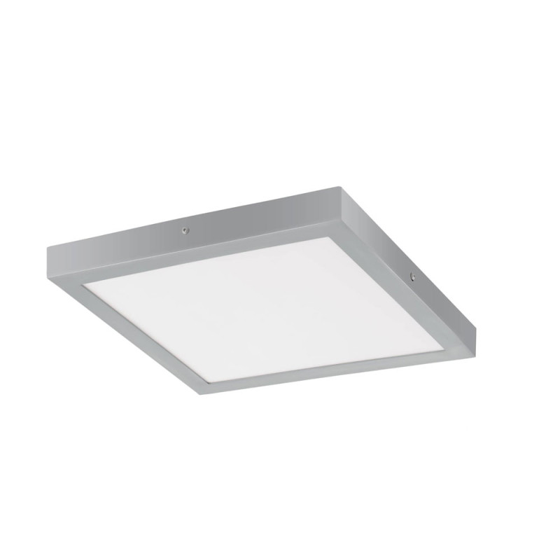 Plafonnier LED Fueva 1 argent dimmable 22 W EGLO