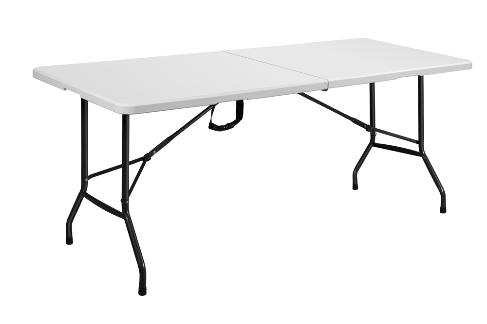 Table d'appoint pliable en métal blanc - La Poste