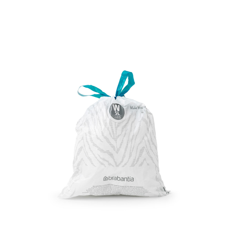 BRABANTIA - Rouleau de 20 sacs poubelle PerfectFit 30 litres Code O