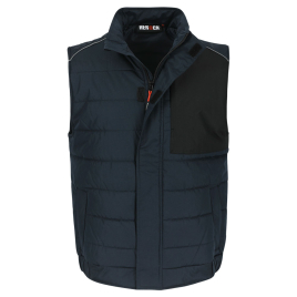 Gilet sans manche bodywarmer Diomedes bleu marine et noir XL HEROCK