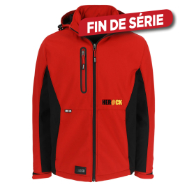 Veste Softshell Trystan rouge S HEROCK