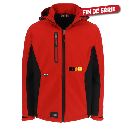 Veste Softshell Trystan rouge S HEROCK