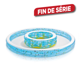 Piscine Gonflable Bi Couleur 203 X 51 Cm Intex