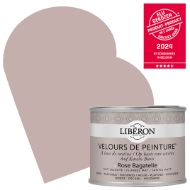 Peinture pour murs Velours de Peinture rose bagatelle mat 0,125 L LIBERON