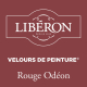 Peinture pour murs Velours de Peinture rouge odéon mat 0,125 L LIBERON