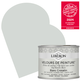 Peinture pour murs Velours de Peinture blanc cristallin mat 0,125 L LIBERON