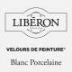 Peinture pour murs Velours de Peinture blanc porcelaine mat 0,125 L LIBERON