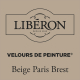 Peinture pour murs Velours de Peinture beige Paris Brest mat 0,125 L LIBERON