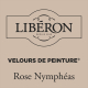 Peinture pour murs Velours de Peinture rose nymphéas mat 0,125 L LIBERON