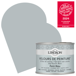 Peinture pour murs Velours de Peinture petit bleu mat 0,125 L LIBERON