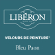 Peinture pour murs Velours de Peinture bleu paon mat 0,125 L LIBERON