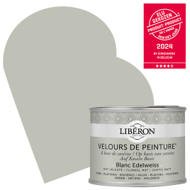 Peinture pour murs Velours de Peinture blanc edelweiss mat 0,125 L LIBERON