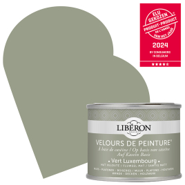 Peinture pour murs Velours de Peinture vert Luxembourg mat 0,125 L LIBERON