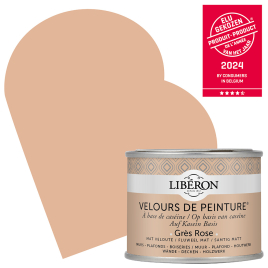 Peinture pour murs Velours de Peinture grès rose mat 0,125 L LIBERON