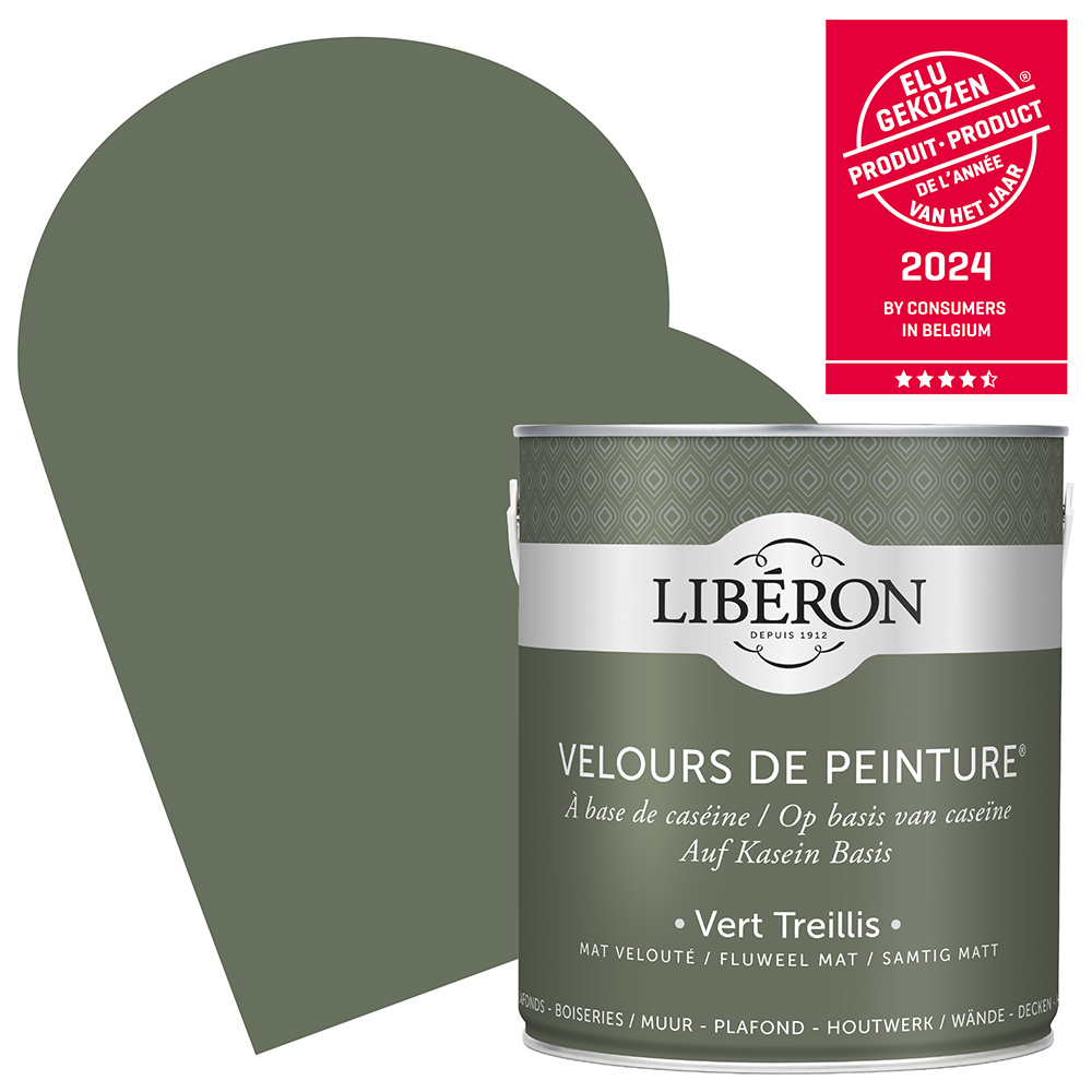 LIBERON VELOURS DE PEINTURE VERT TREILLIS 2,5L