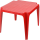 Table de jardin pour enfant rouge