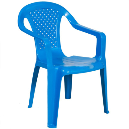 Fauteuil de jardin enfant bleu