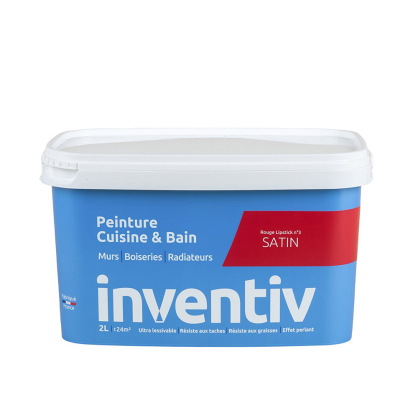 Peinture Cuisine & Bain rouge lipstick n°3 2 L INVENTIV