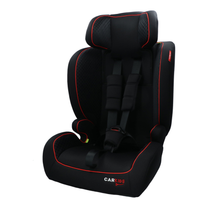 Siège pour enfant Jessie Isofix 76 - 150 cm noir et rouge CARKIDS