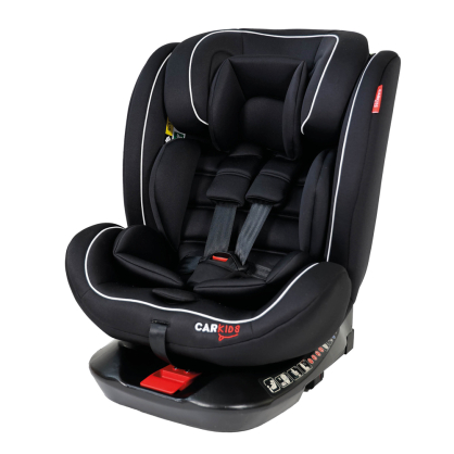 Siège pour enfant Darcy Isofix rotatif 40 - 150 cm noir et blanc CARKIDS