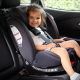 Siège pour enfant Darcy Isofix rotatif 40 - 150 cm noir et rouge CARKIDS